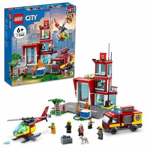LEGO 60320 Lego City - İtfaiye Merkezi 540 parça +6 yaş