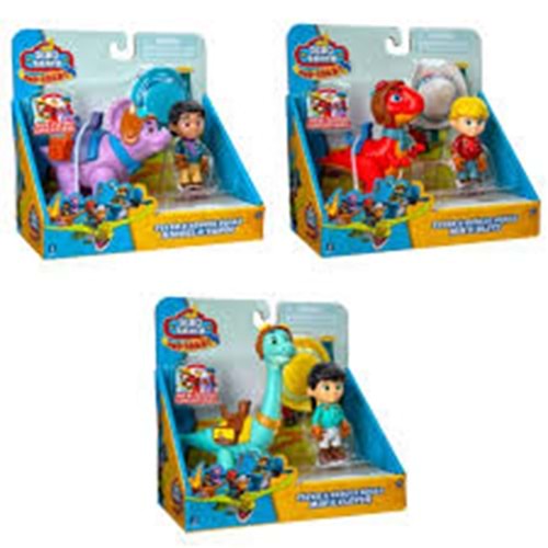 DNA00401 Dino Ranch 2li Figür Paketi - DNR0003 +3