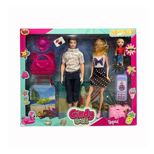 OYDAŞ 02455 CINDY DOLL AİLE TATİL SETİ
