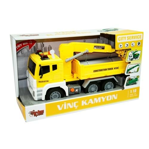 VARDEM WY813A,WY822A 1:12 SURTMELI SESLI ISIKLI AKS. VİNC