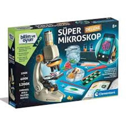 CLEMENTONİ 64473 Bilim ve Oyun - Süper Mikroskop +8 yaş