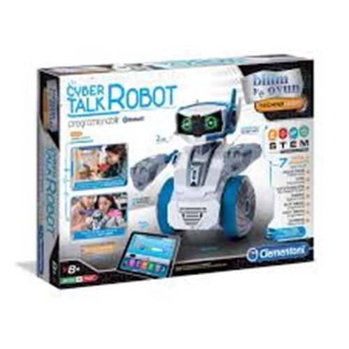 CLEMENTONİ 64447 Robotik Laboratuvarı - Cyber Talk Robot +8 y