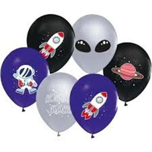 BLN BMB1112TKG8020 4+1 KOZMİK GALAKSİ BASKILI 12