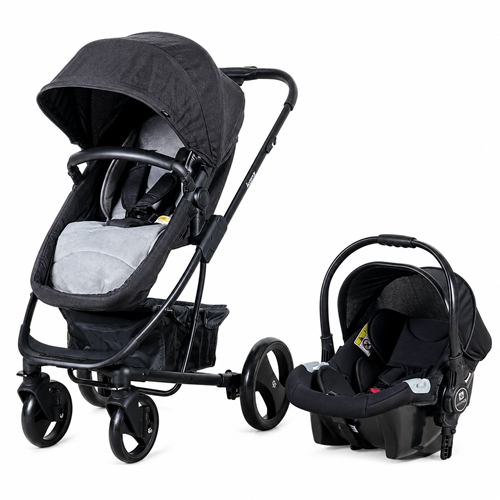 PREGO 9023 İCON TRAVEL BEBEK ARABASI SİYAH