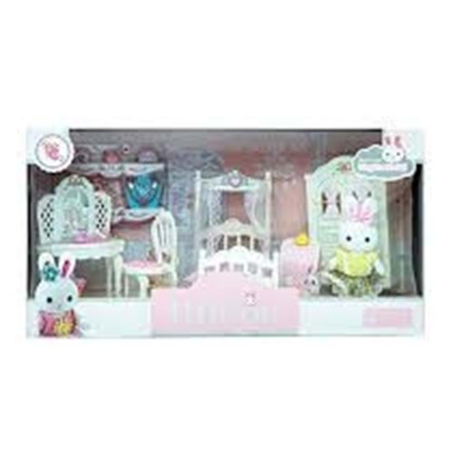 MEGA 6616 BY DREAMY MİNİ TAVŞAN BÜYÜK YATAK ODASI OYUN SETİ