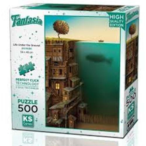 KS 20045 PUZZLE 500 LİFE UNDER THE GROUND