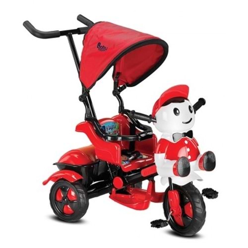 BABYHOPE 125 YUPİ TRIYCLE (Kırmızı/Siyah) 2024