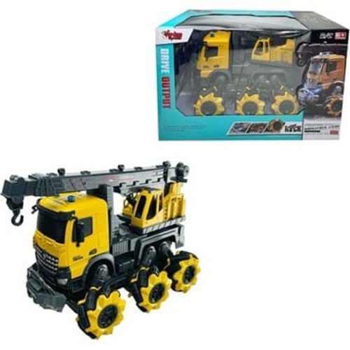 VARDEM YJ-075-3 U/K F/F SARJLI 1:14 ISIKLI SESLI VİNÇ