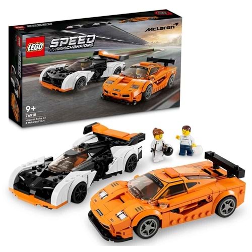 LEGO 76918 Speed Champions -McLaren Solus GT ve McLaren F1LM 581 parça +9 yaş