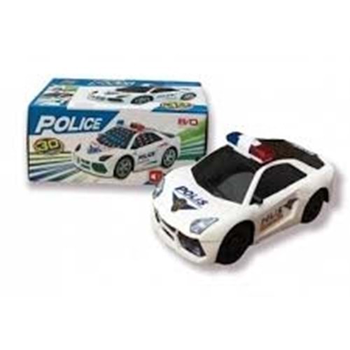 PRATİK TOYS 1010 LEDLİ POLİS ARABASI