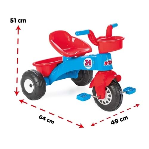 PİLSAN 07 169 ATOMBİSİKLET MAVİ/KIRMIZ