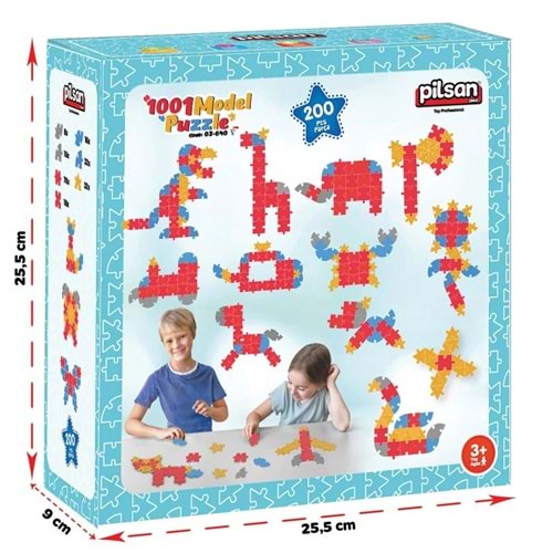PİLSAN 03 640 1001 ÇEŞİTPUZZLE (200 PARÇA)