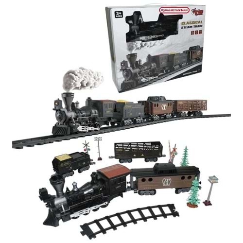 VARDEM FF-1613A ISIKLI VE SESLI CLASSIC BUHARLI TREN SET
