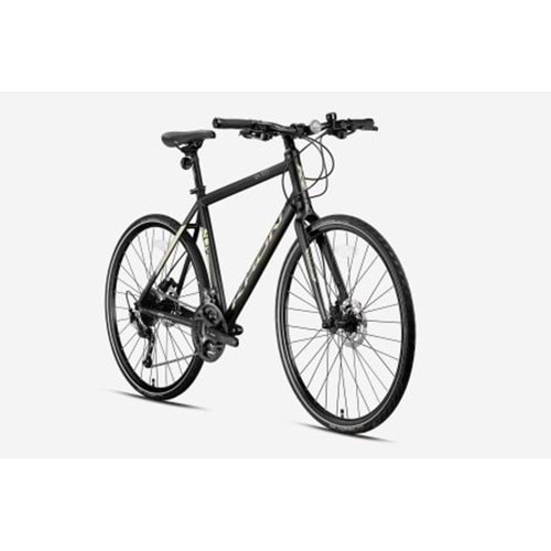 KRN23-352 SPX 300 - 28'' CITY - 20' -27 Vites - H.DISC - Mat SiyahFüme/Neon Sarı