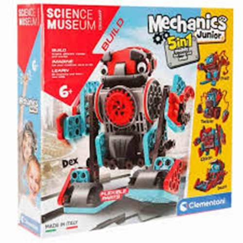 CLEMENTONİ 61360TR Mechanics Junior - Hareketli Robotlar +6 y