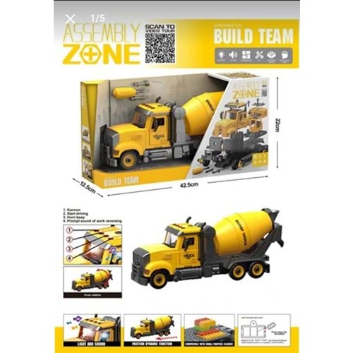 CANEM YW9070C IŞIKLI SESLİ SÖKTAK BETON MİKSERİ