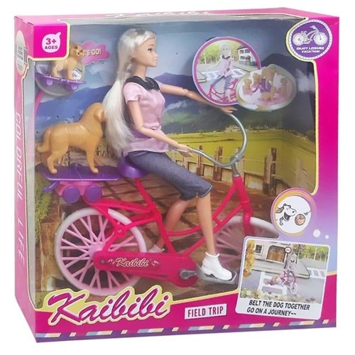 CANEM WG087 BİSİKLETLİ KÖPEKLİ BARBİ