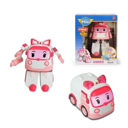 NECO POLI 83095 Robocar Poli Işıklı Dönüşen Figür Amber