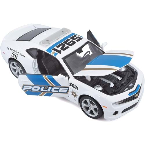NECO 32108 Maisto 1:24 2010 Model Chevrolet Camaro SS RS Police Model Araba