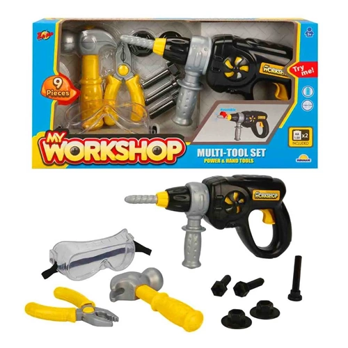 SUNMAN S00004606 ZAP TAMİR SET MATKAP AKS.9PRÇ KUTU SESLİ