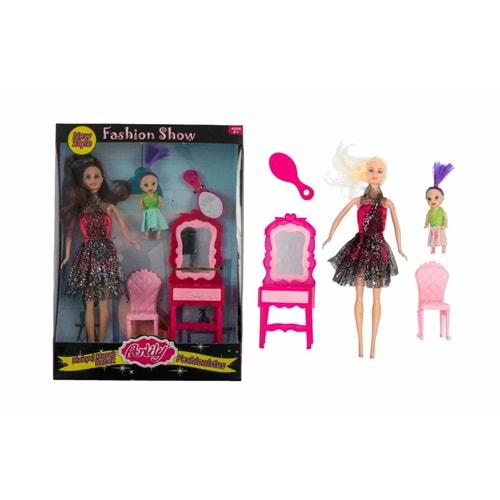 OYDAŞ 02412 ANLİLY KUTULU MAKYAJ MASALI BEBEK*28*