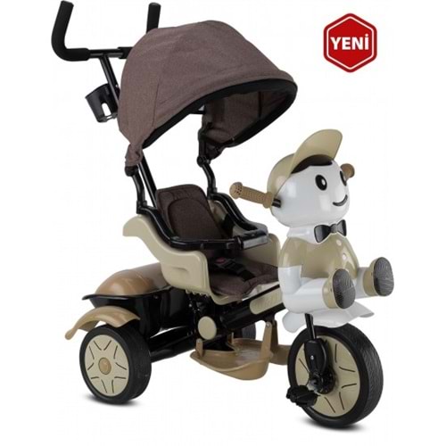 BABYHOPE 125 YUPİ TRIYCLE LUKS (KAHVE) 2026