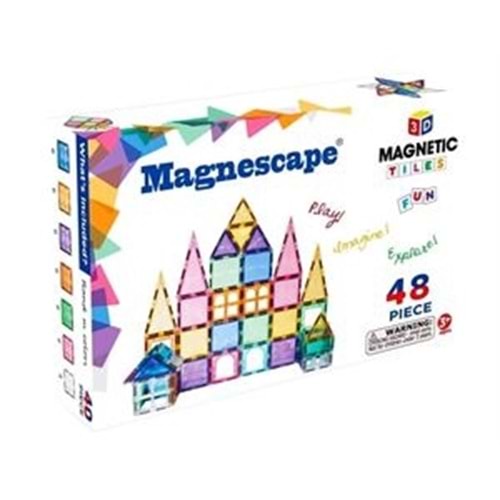 BAŞEL Magnescape Magnetic Tiles 48Parça / 8848