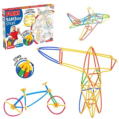 DEDE 03679 FLEXİ BAMBU ÇUBUĞU 300 PÇS