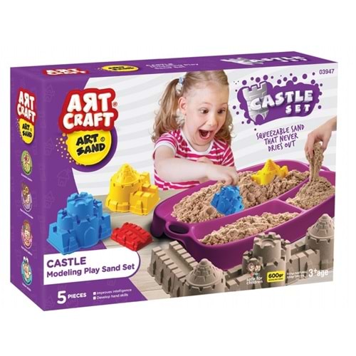 DEDE 03947 ARTSAND KALE KUM SETİ