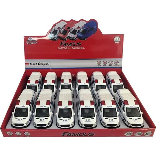 VARDEM TIN-588A(POL-JAN)C/B ISIKLI ve SESLI 1:30 ILK YARDIMARABASI