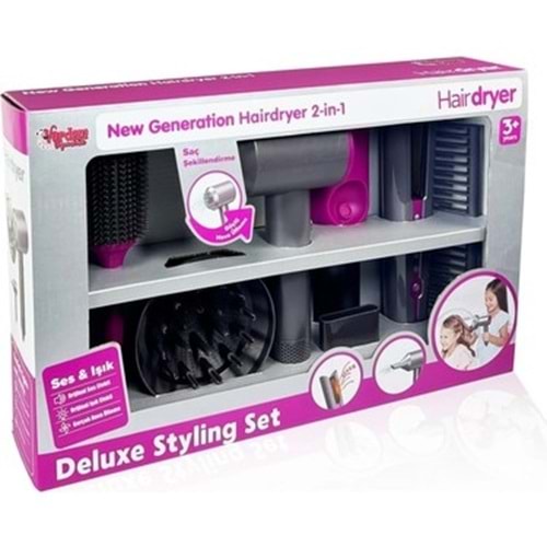 VARDEM HUA-1019SESLI VE ISIKLI 2IN1 LUKS SAC BAKIMSETI