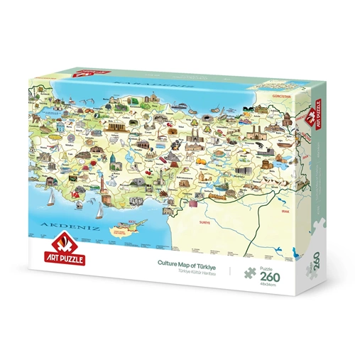 VARDEM TOT 7213 TURKIYE KULTUR HARITASI PUZZLE
