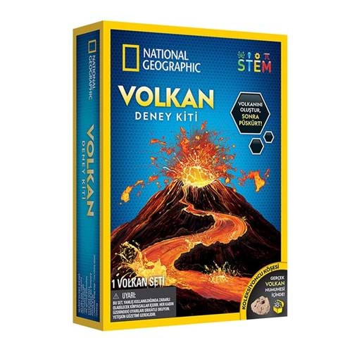 Giochi Preziosi NAT02002 National GeographicVolkan Deney Kiti - TRVOLCANO2+8 yaş