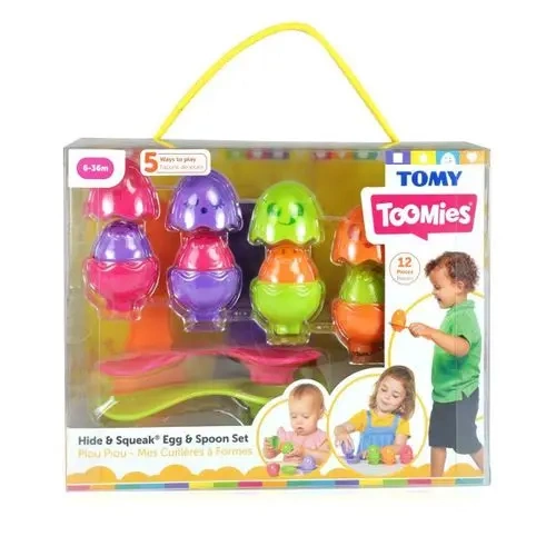 TOMY 73082 SaklambaçlıYumurtalar Kaşık Seti 6-36 ay
