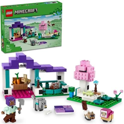 LEGO 21253 Minecraft Hayvan Barınağı 206 parça+7yaş