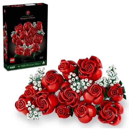 LEGO 10328 icons Gül Buketi 822 parça+18yaş