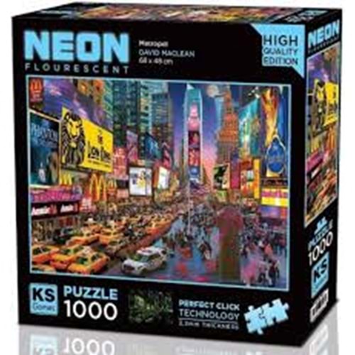 KS 20766 1000 pçs (Neon)Metropol