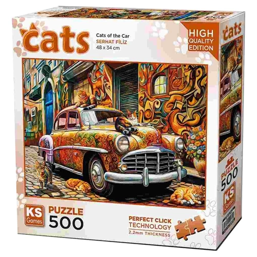 KS 20073 500 pçs Cats Of The Car