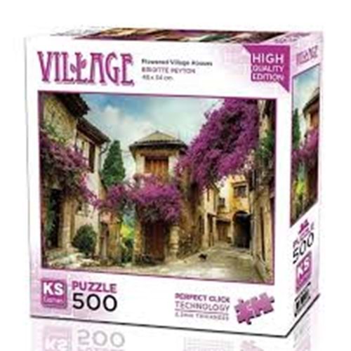 KS 20062 500 PÇS Flowered Village