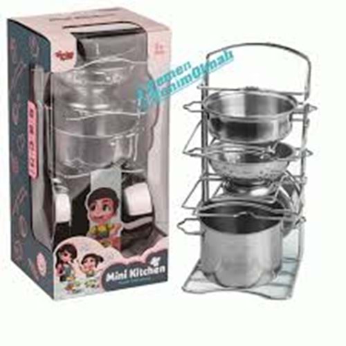 VARDEM ATF 683G-27 PARCA RAFLI CELIK TENCERE TAVA SET