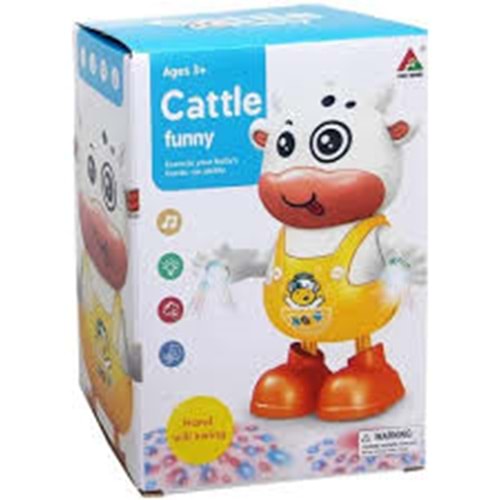 CANALİ İ-FS238-9A PİLLİ IŞIKLI DANS EDEN SEVİMLİ İNEK