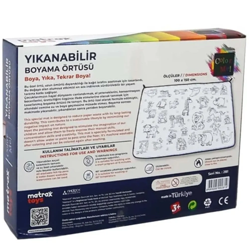 MATRAX 281 YIKANABİLİR BOYAMA ÖRTÜSÜ