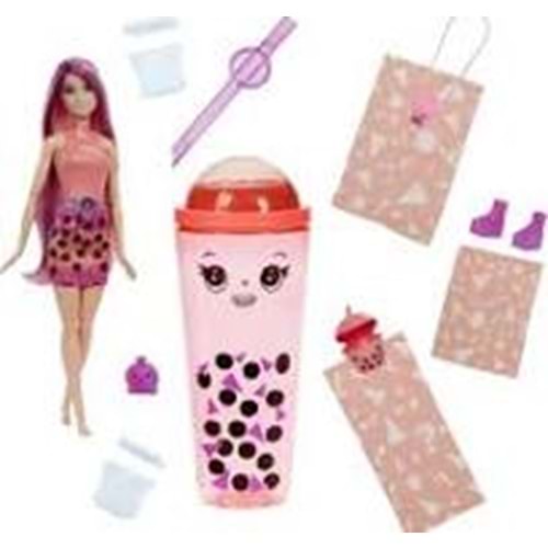 MATTEL HTJ22 Barbie POP RevealBubble Tea Serisi MangoluMochi Kokulu