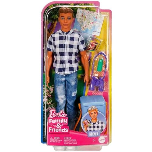 MATTEL HHR66 Ken Kampa Gidiyor Oyun Seti