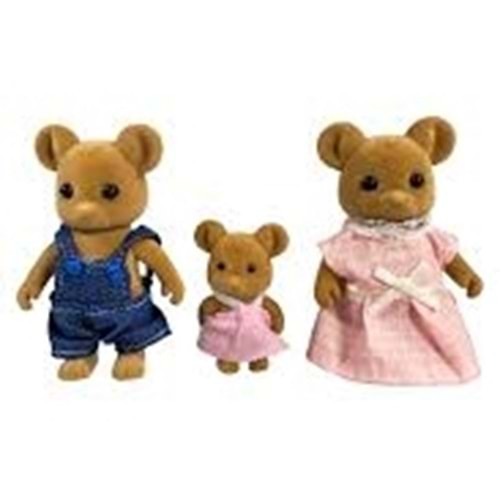 MEGA 0H1111 ÜÇLÜ KAHVERENGİ FARE