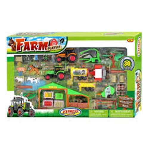 MEGA 33019 EXPRESS WHEELS - 30 PCS ÇİFTLİK PLAY SET