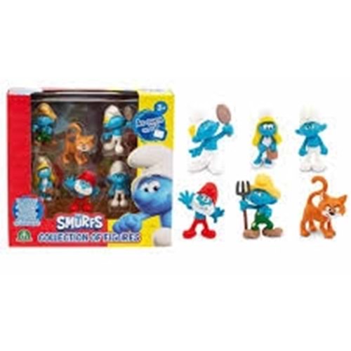 GP PUF14000 Şirinler 6lı Figür Set