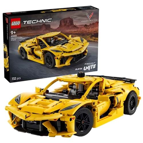 LEGO 42205 Technic ChevroletCorvette Stingray 732 parça +9yaş
