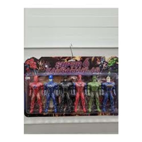 SRT 23736 6 LI BETMEN SET KARTELA