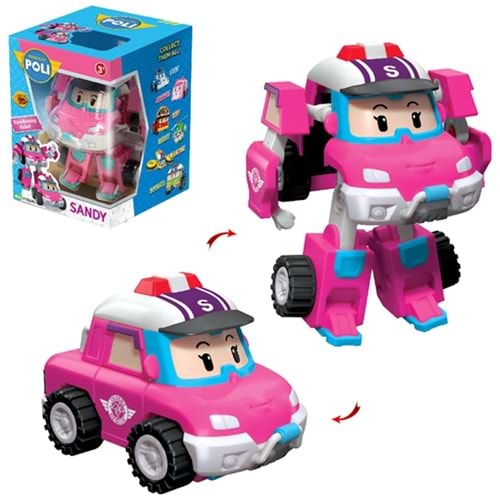 POLI MRT-0657 ROBOCARTRANSFORMİNG ROBOT FİGÜRSANDY